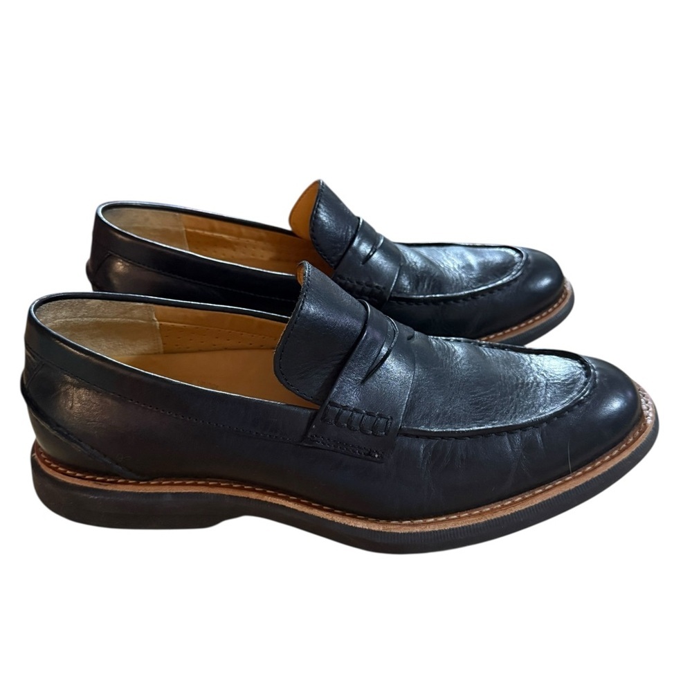 Sperry Men's  Black Dark Leather Loafers Size 10M